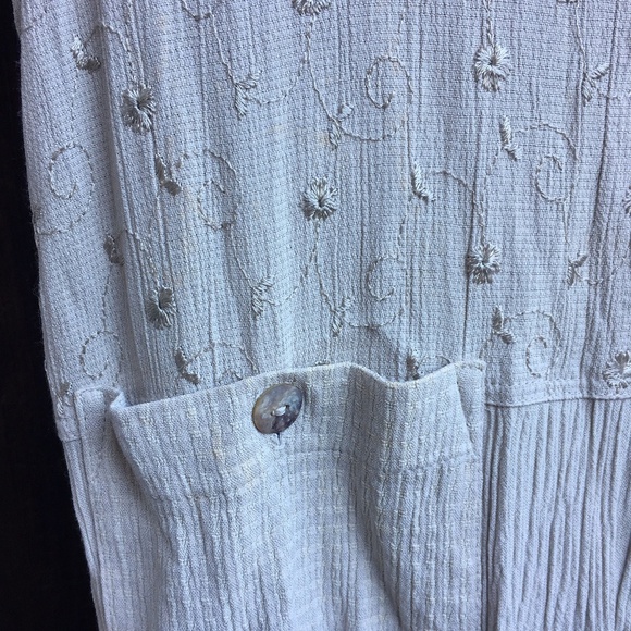 ⭐️ VTG Wild Rose Vintage Front Slit Maxi Dress - Picture 6 of 15